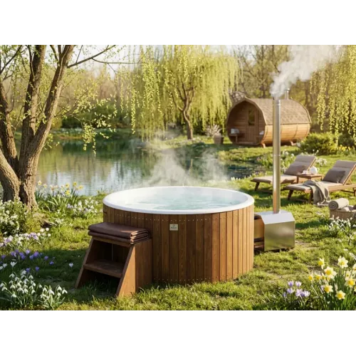 Купель для бани Турно с внешней печью 25кВт на 4_6 человек Купель для бани Турно с внешней печью 25кВт на 4_6 человек